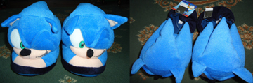 NEXT modern winking Sonic slippers