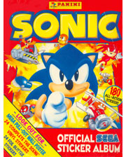Panini Sticker Album Sonic Book