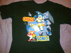 Sonic Chaos GameGear Shirt Tee