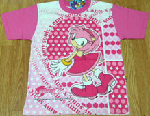 Amy X Sonic Pink Dots Girls Tee
