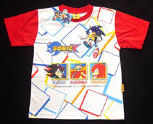 Red Varient Frames Sonic X Shirt