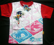 Red Version Film Strip Wash Sonic Shirt