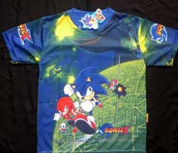 Hot green running Sonic lycra Sonic X