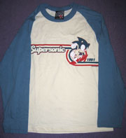 Supersonic 70s stripe shirt