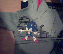 Abstract Back Sketch Hoodie
