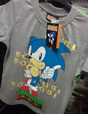 Asda Classic Sonic Rings Green Hill Tee