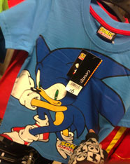 Asda Kids Big Sonic modern tee