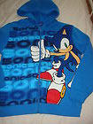 Blue Repeating Name Sonic Hoodie