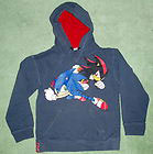 Horizontal Sonic Shadow Hoodie Gray