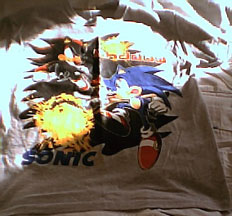 Sonic X vs Shadow Gray Tee 