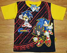 Yellow Brown Red Wheel Sonic X Shadow Shirt