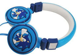 Blue Padded Band Sonic Earphones