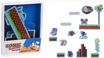 Green Hill Pixelated Magnets Scene Set