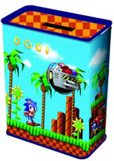 Green Hill Theme Money Tin Bank