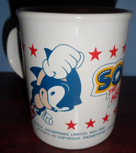 Jump Punch Sonic Classic Mug