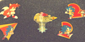 Collection of 5 Sonic 2 Promo Pins
