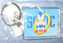Plastic Tag Sonic Ring Key Chain Photo