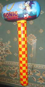 Carnival Inflatable Hammer Mallet Sonic Theme