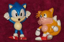 Blue arm Sonic PVC Figure