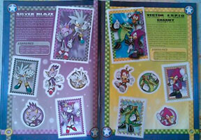 Sticker Silver Blaze Chaotix Pages