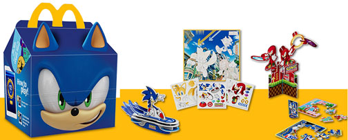 UK Happy Meal McDonalds Box Prizes