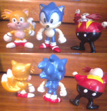 Vintage PVCs Sonic Tails Eggman