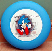 Frisbee Flying Disk Segaworld VR Slogan