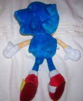Back View Sonic Plush