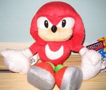 GAME store's Medium Knuckles Plush