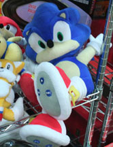 MP3 Playing Foot Plush Sonic