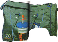 Big Gray Sonic Duffle Bag