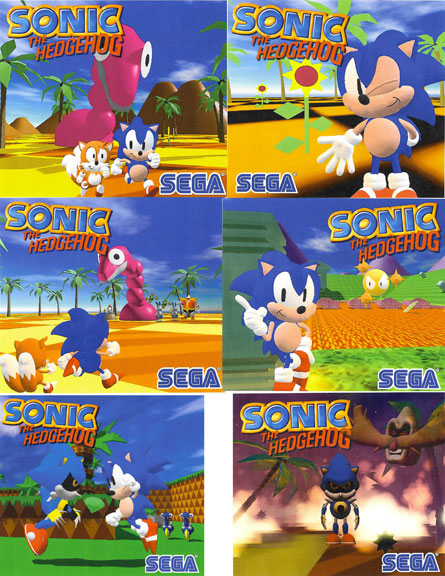 6 CG Strange Postcards Set