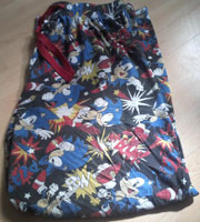 Sound Effects neoclassic Sonic drawstring PJs
