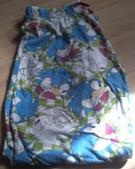 Black White & Color Spinning Sonic Pajama