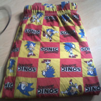 Primark Red Yellow Squares Pajama Pants