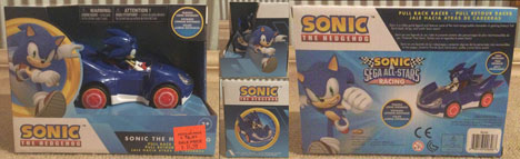 Pull Back n Go NKOK Sonic Single MIB
