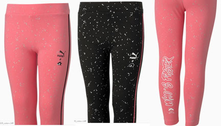Girls Leggings Tights Yoga Pants Puma