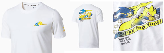 Super Sonic Too Slow White Mens Shirt