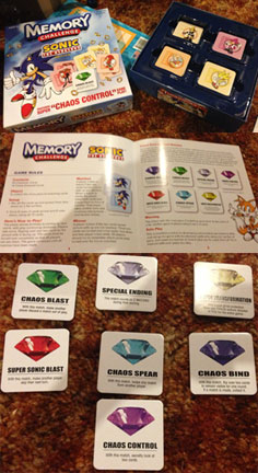 Sonic Memory Challenge Game