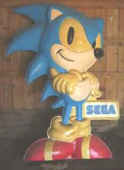 7Ft Sonic Relief Figure Display