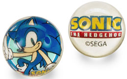 Clear Superball 2 Sides Sega