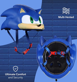Sonic Face Bike Helmet