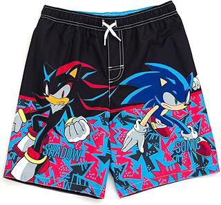 Sonic Shadow Swim Trunks Black