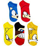 5 Pack Boys Anklet Big Faces Socks