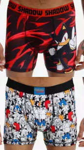 Shadow Breifs Sonic Classic Friend Underwear