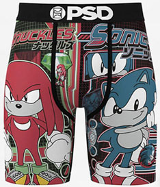 PSD Boxer Briefs Sonic Knuckls Zumiez