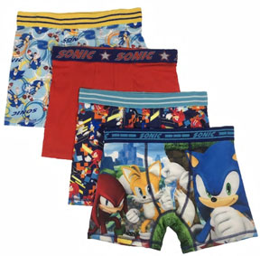 Kohls 4 Pack Sonic Boxer Breifs