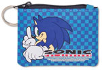 Checkered Sonic Zip Top Coin Purse