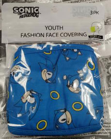 Classic Style Sonic Face Mask Cover