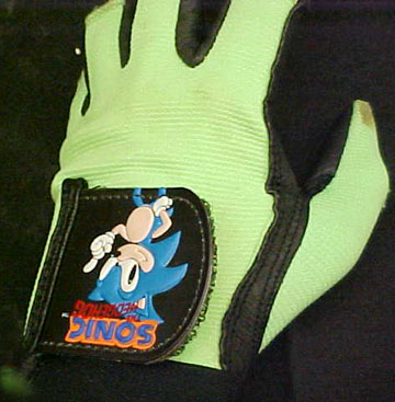 Game Glove Put On